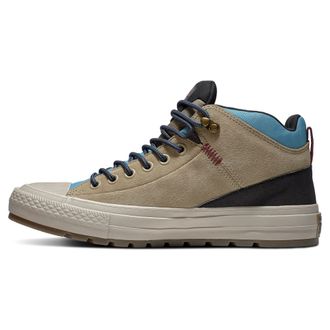 Кеды Converse Chuck Taylor All Star Street Boot 162359 кожаные зимние утепленные бежевые