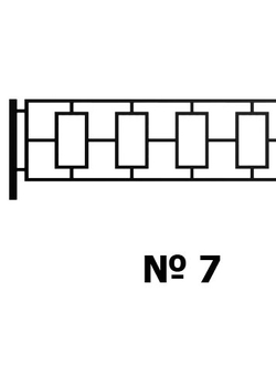 Оградка на могилу 7