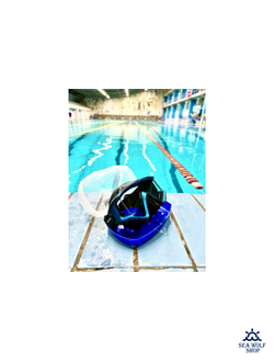 Маска для дайвинга Scuba Brothers Sigma Blue, трехстекольная