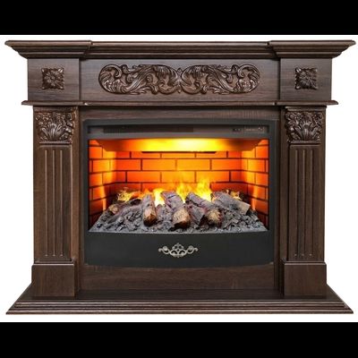 Электрокамин Лидс AO с очагом 3D FireStar 25.5