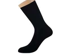 Носки мужские серый, черный в рубчик , арт 3220