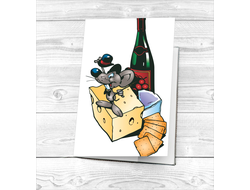 Обложка на паспорт "Крыса" №1