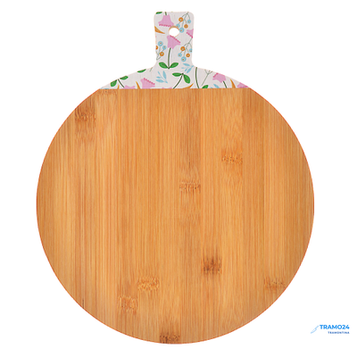 VETTA ГРИНВУД ДОСКА РАЗДЕЛОЧНАЯ БАМБУК С ПРИНТОМ, 30Х25Х1,0СМ 851-181