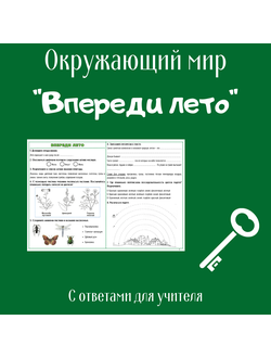 Рабочий лист. 2 класс. "Впереди лето"