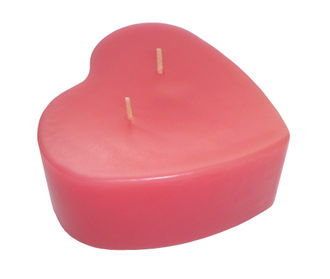 Свеча сердце большое.