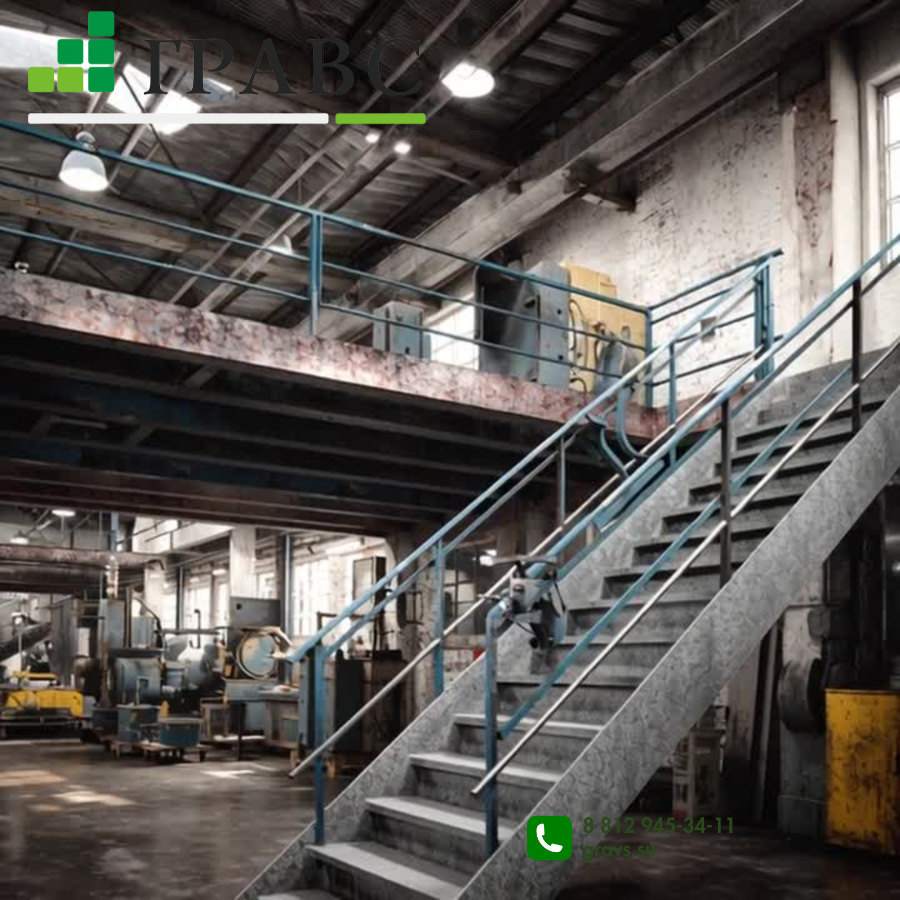 Композитный профилированный настил для цехов