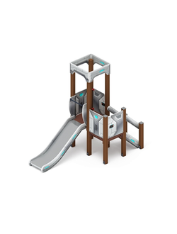 «Королевство» (Техно) ДИК 1.15.01-02 H=900 игровой комплекс