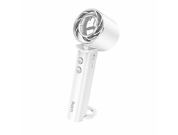 Портативный мини-вентилятор Hoco HX61 Exquisite Handheld Folding Fan, 1200 mAh, 5W, Белый