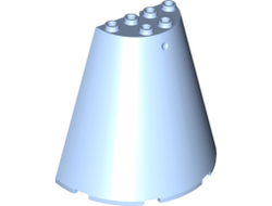 Cone Half 8 x 4 x 6, Bright Light Blue (47543 / 6056243)