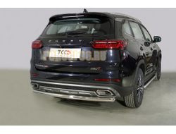 Защита задняя 60,3 мм ТСС для Chery Tiggo 8 pro 2021-…