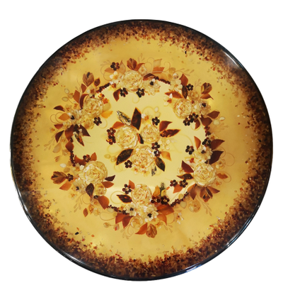 Стол с янтарем "Цветы Балтики"