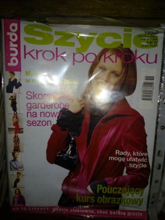 Журнал &quot;Бурда&quot; - Krok po kroku (Шить легко и быстро) - №1-2/2001 (Польское издание)