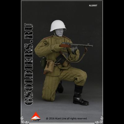 КОМПЛЕКТ (БЕЗ ТЕЛА И ГОЛОВЫ) Красноармеец в зимнем обмундировании AlertLine AL10007 1/6 Winter Soviet soldier Suit