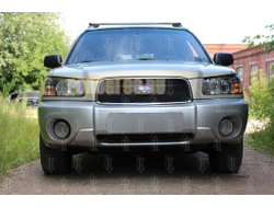 Защита радиатора Subaru Forester II 2002-2005 black низ