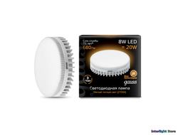 Gauss LED 8w 830/840 GX53