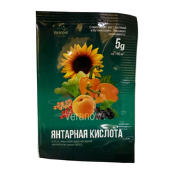Янтарная кислота, 5 г (стимулятор роста растений и бутонизации) [VeranovA]