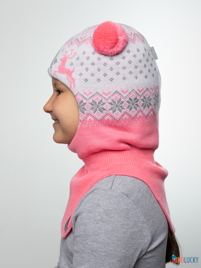 Шапка-шлем "Сказка" 22101-01, цвет розовый р. 50-52