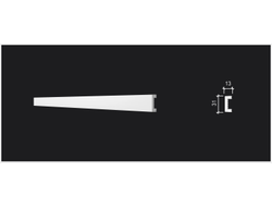 Молдинг Decor Dizain DD626, дюрополимерный, влагостойкий, под покраску, длина 2 м