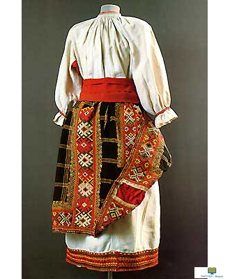 Традиционный русский костюм, слайд-комплект (20 слайдов)