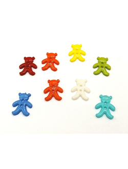 Пуговица детская, мишки, упаковка 100 штук