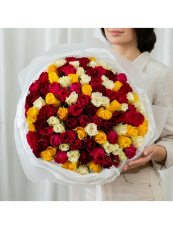 Букет из 101 розы микс Кения