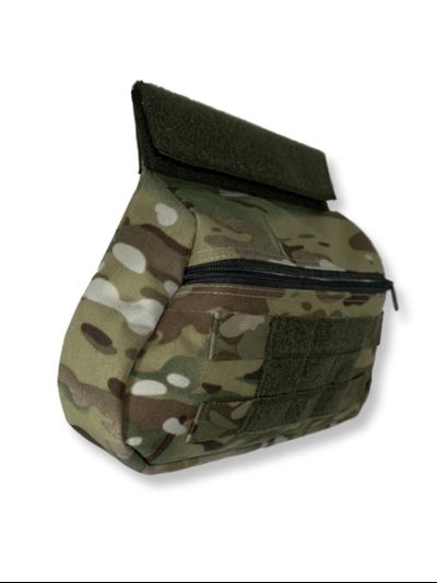 Подсумок напашный утилитарный, паховая сумка для напашника и бронежилета, цвет МУЛЬТИКАМ
