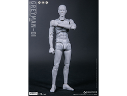 Серый манекен - Коллекционная фигурка 1/12 SCALE Action Figure Greyman (DPS11) - DAMTOYS