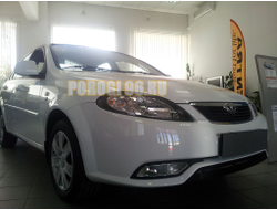 Защита радиатора Daewoo Gentra black