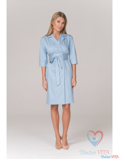 ПЛАТЬЕ медицинское Dr.Super "Spring" голубое