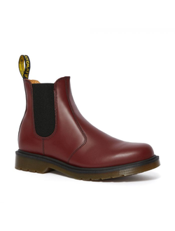 Полуботинки Dr. Martens 2976 Smooth Chelsea бордовые женские