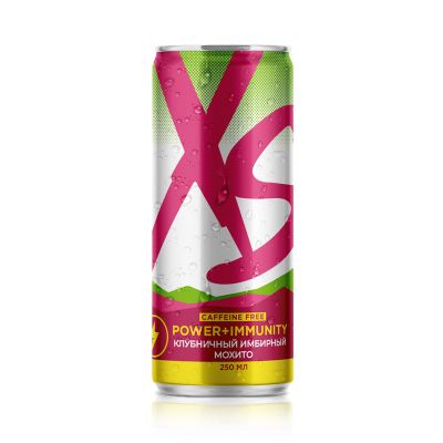 XS™ Power + Immunity Клубничный мохито с имбирем, 250мл. Товар закончился.