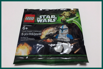 # 5001709 Минифигурка «Лейтенант Клонов» / “Clone Trooper Lieutenant” Minifigure (Polybag 2013)