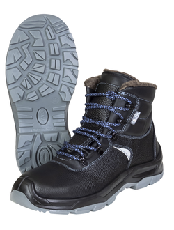 Ботинки SAVЁL-ГЕРМЕС-ЗИМА кожа, шерстин, ПУ-ТПУ