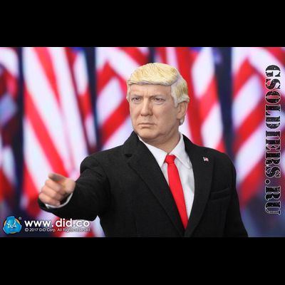 Дональд Трамп  - Коллекционная фигурка 1/6 Donald Trump (AP002) - DID