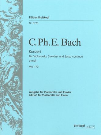 Bach, C P E: Cello Concerto A minor Wq 170