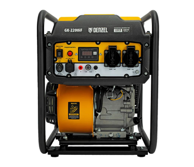Генератор инверторный Denzel GK-2200iF, 2,2 кВт, 230 В, ручной старт 94707