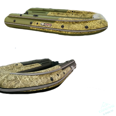 Лодка ПВХ Angler Reef Тритон S-Max 370FiND с интегрированным фальшбортом