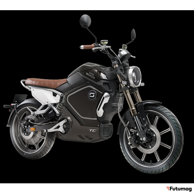 Электромотоцикл WHITE SIBERIA Super Soco TC Зеленый