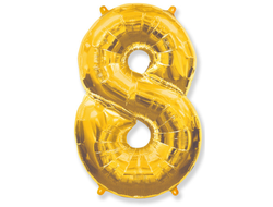 Фольгированная цифра-Золотая