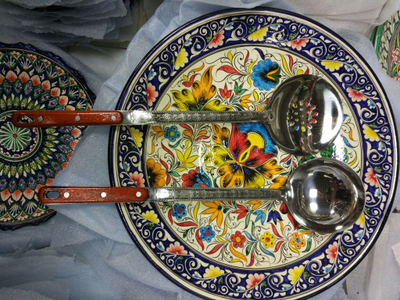 Шумовка + половник (черпак), набор СРЕДНИЙ