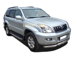 Защита переднего бампера (G) d76 для Toyota Land Cruiser Prado 120 (2003-2009)