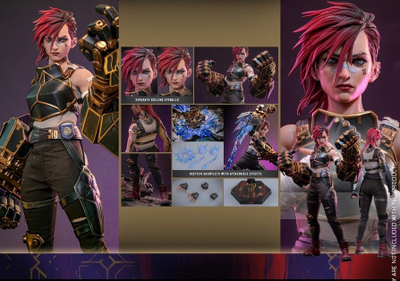 ПРЕДЗАКАЗ - Вай (Аркейн, Лига Легенд) - Коллекционная фигурка 1/6 "League of Legends: War of Two Cities II" Vi (TMS138) - Hot Тoys ?ЦЕНА: 44500 РУБ.?