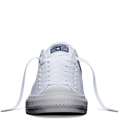 Белые низкие кеды Converse All Star II White - 150154C