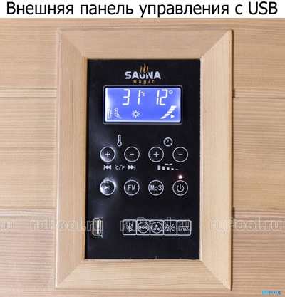 Инфракрасная кабина (сауна) SaunaMagic Classic Corner Mini CS