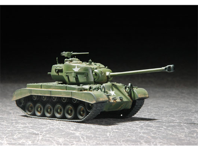 Сборная модель: (Trumpeter 07264) Американский тяжёлый танк M26 (T26E3) Pershing