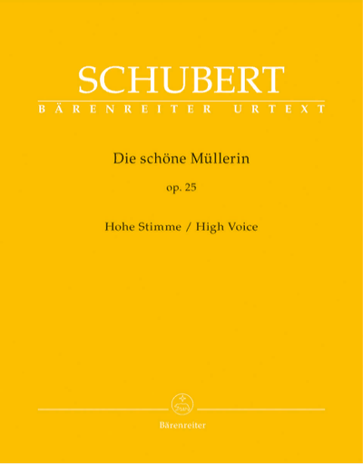 Schubert, Franz Die sch?ne M?llerin op.25 D795 f?r Gesang (hoch) und Klavier praktische Ausgabe