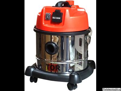 Пылесосы для сухой и влажной уборки WL092A-15L INOX (с розеткой) 1400Вт, 220В, 230м3/ч, 15л