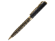 Ручка подарочная шариковая GALANT "Klondike", корпус черный с золотистым, золотистые детали, пишущий узел 0,7 мм, синяя, 141357