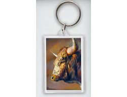 Брелок с символикой "Быка" №7