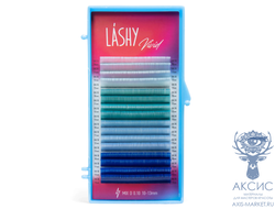 Ресницы цветные LASHY Vivid "Frost" - 16 линий - MIX